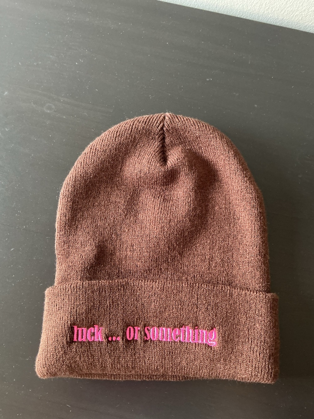 Hilary Duff Luck or something beanie